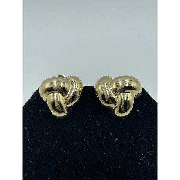 Signed CHRISTIAN DIOR Large Vintage Gold Tone Clip - Picture 6 of 6